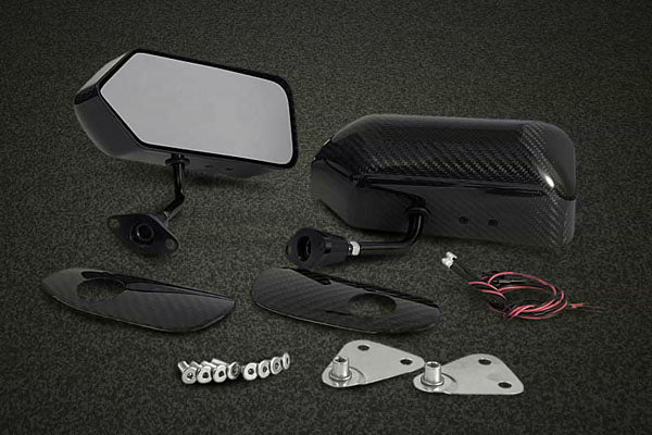 Jun Auto Mechanic Aero Mirror (Carbon) for Toyota GR86 (ZN8) & Subaru BRZ (ZD8) 2022+