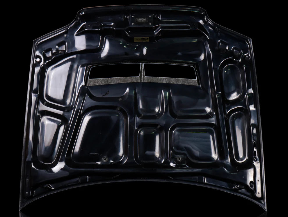 J's Racing Type-S Vented Carbon Fiber Hood - 92-95 Civic