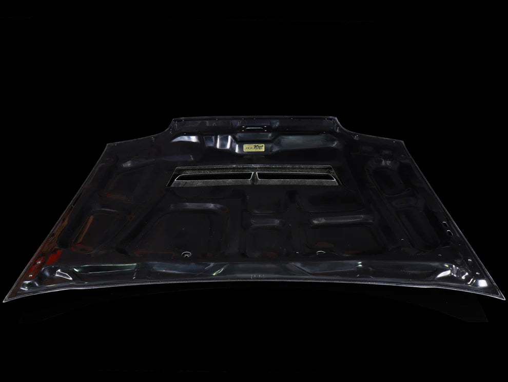J's Racing Type-S Vented Carbon Fiber Hood - 92-95 Civic
