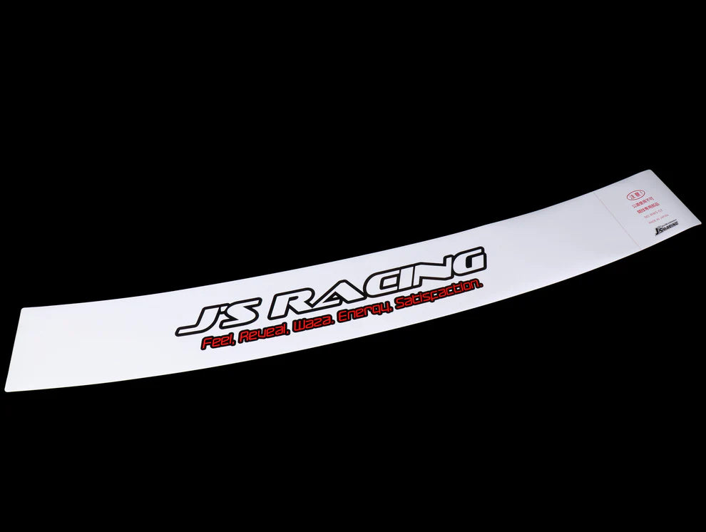 J's Racing Windshield Banner Black or White