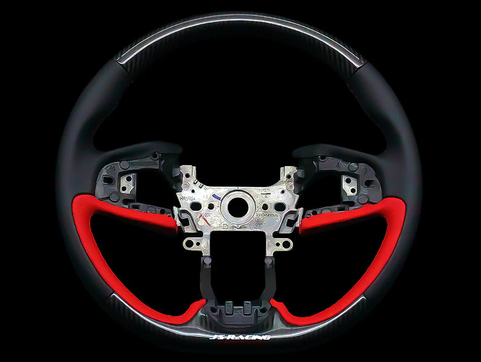 J's Racing Sport Steering Wheel - 17-21 Civic Type R (FK8)