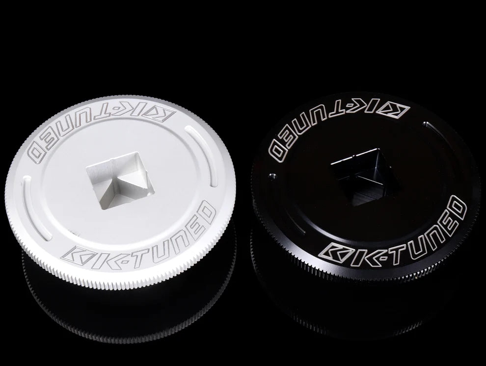 K-Tuned Billet Flush Oil Cap - Honda Black or Silver