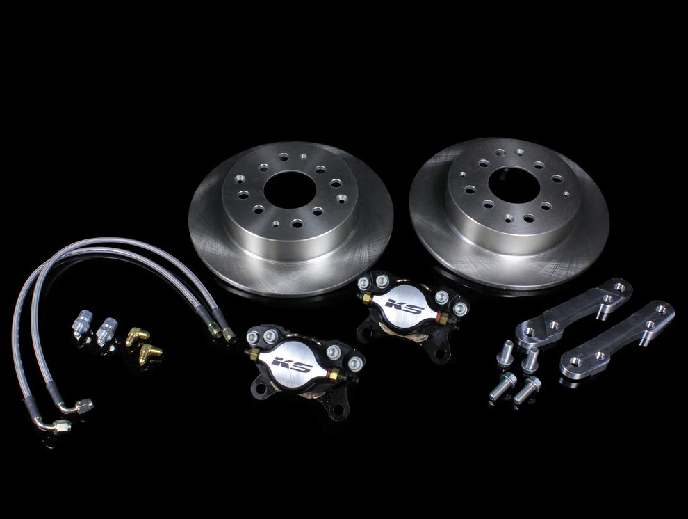 KS Tuned Front Drag Brakes - 92-00 Civic / 94-01 Integra 4 or 5 lug