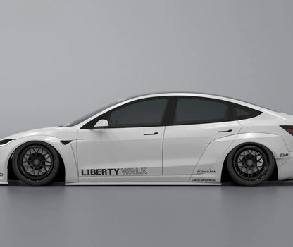 Liberty Walk LB-E-WORKS Ver. 2 Body Kit for Tesla Model 3 (2024+ facelift)