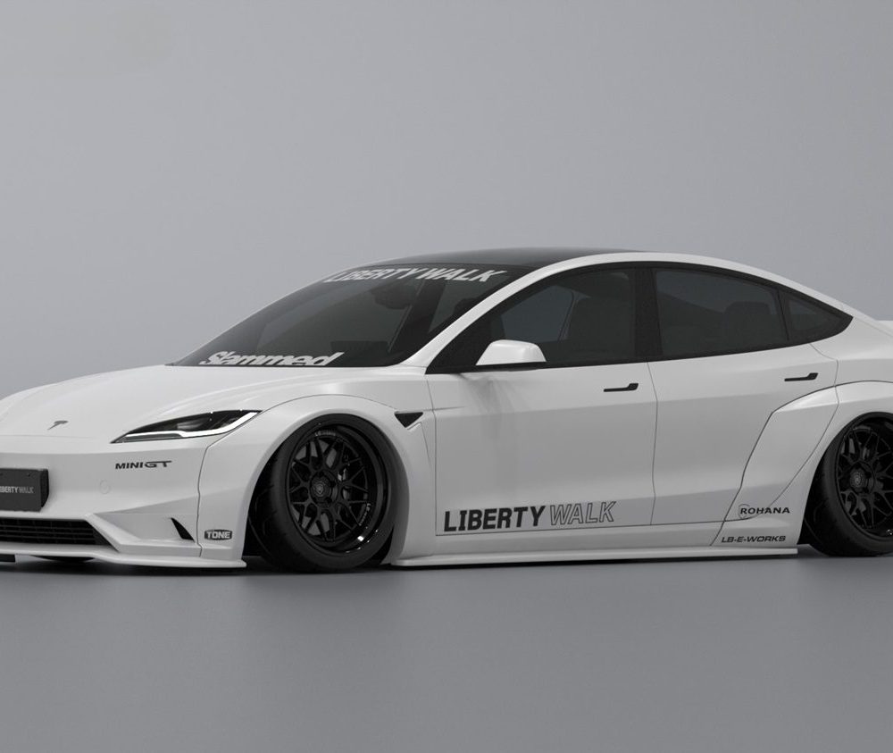 Liberty Walk LB-E-WORKS Ver. 2 Body Kit for Tesla Model 3 (2024+ facelift)