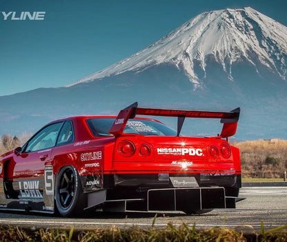 Liberty Walk LB Super Silhouette Widebody Kit for R34 Nissan Skyline GT-R