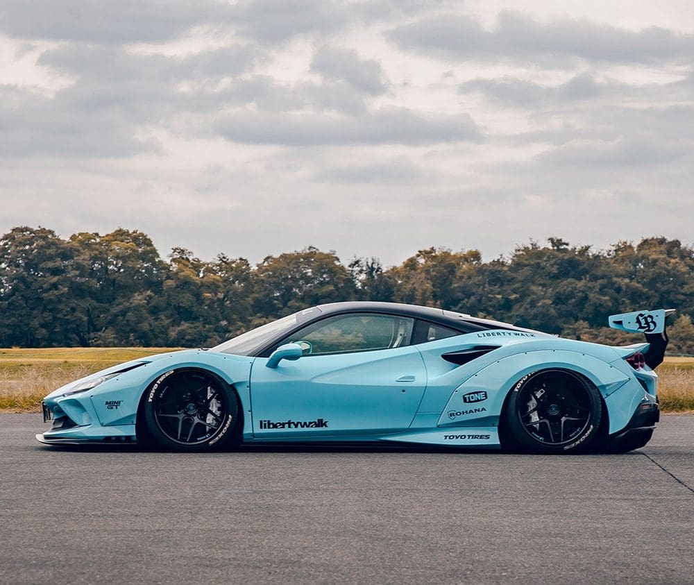 Liberty Walk LB-WORKS Widebody Kit for Ferrari F8 Tributo