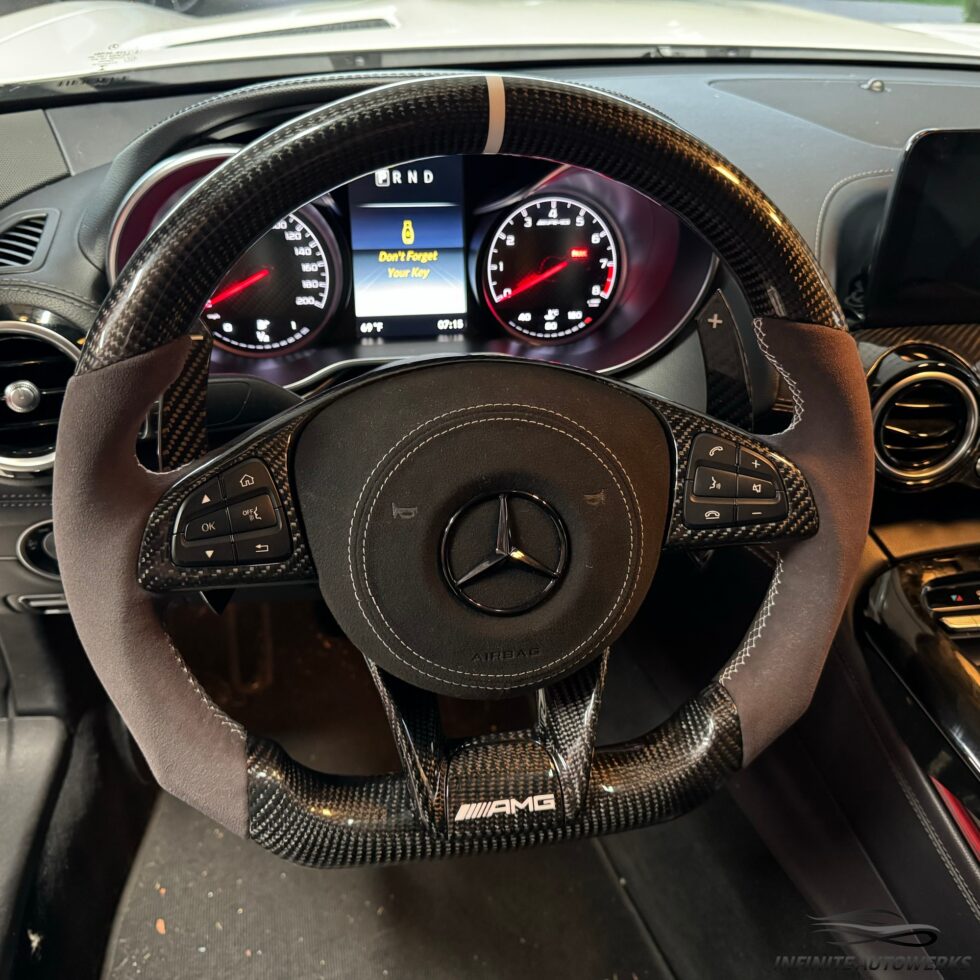 IAW Carbon – Flat Bottom Steering Wheel – Mercedes AMG 2014-2019