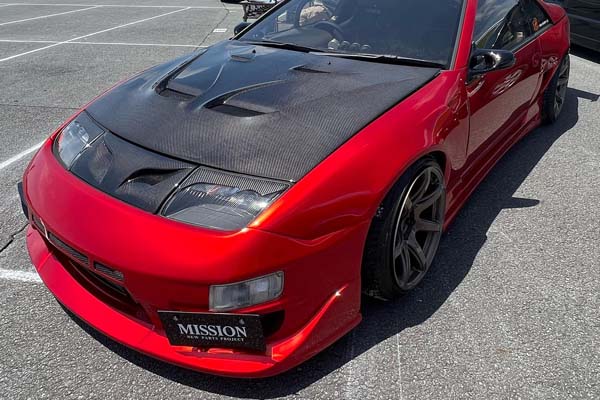 Mission Front Garnish (Carbon) for Nissan 300ZX (Z32) 1990-1996