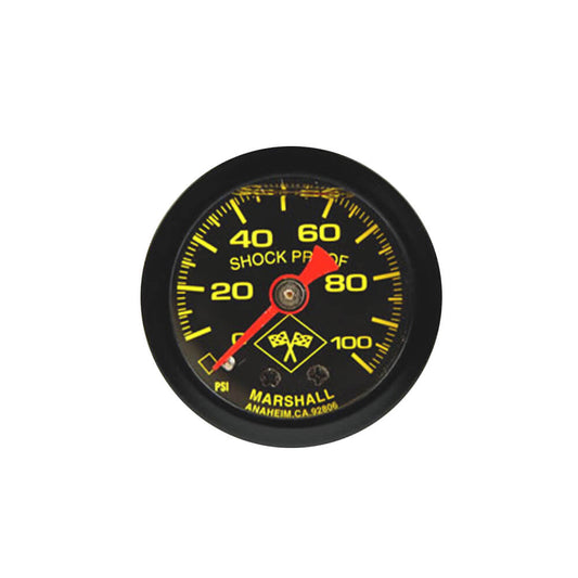 0-100 PSI Fuel Pressure Gauge, 1/8″ NPT