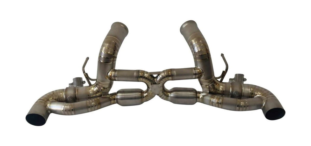 McLaren GT 4.0L 19-23 Titanium X-Pipe Exhaust with Valves