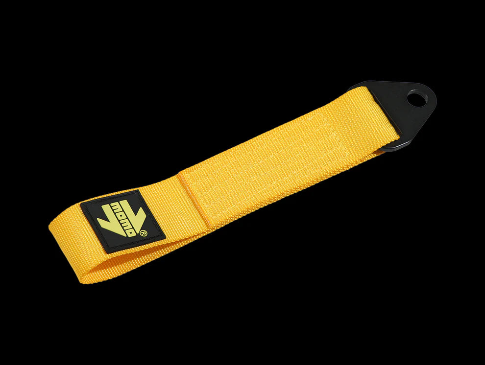 Momo Racing Tow Strap Black, Yellow, Red