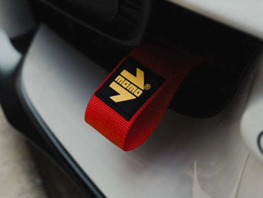 Momo Racing Tow Strap Available in Black, Red or Yellow