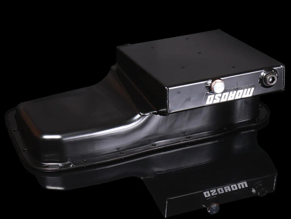 Moroso Street / Strip & Road Race Baffled Oil Pan - B-series