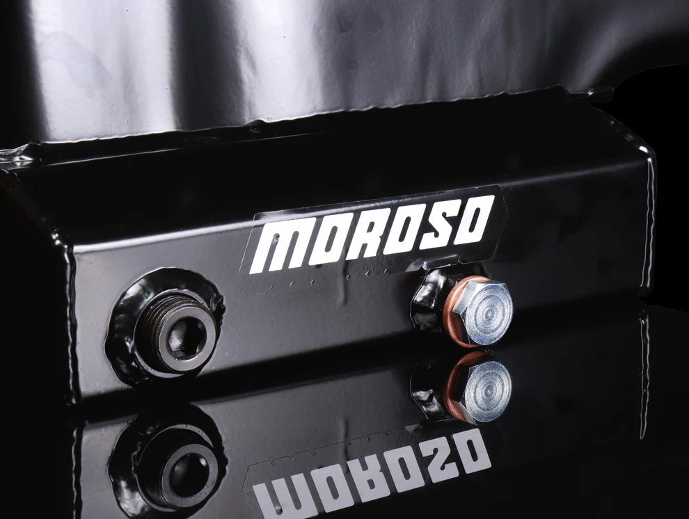 Moroso Street / Strip & Road Race Baffled Oil Pan - B-series