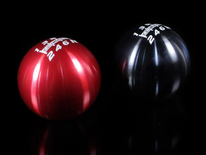 Mugen Shift Knob - 6-speed Spherical Red & Black