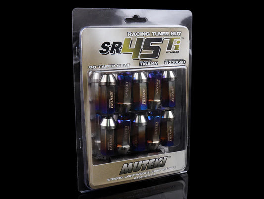 Muteki SR45Ti Lug Nuts - Burned Titanium