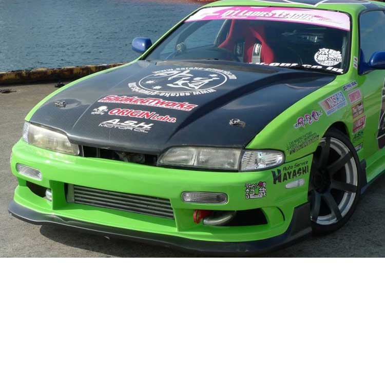 Origin Labo Type 2 Aero Hood (FRP) for Nissan Silvia S14 (Zenki) 1995-1996