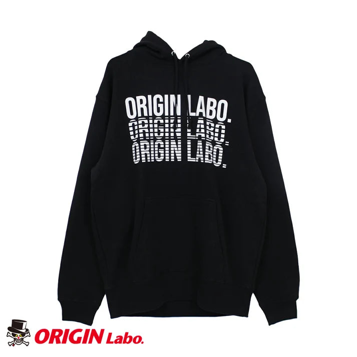 ORIGIN Labo. Pullover Hoodie "Border" White or Black