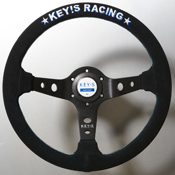 Key’s Racing Deep Type 325Φ Buckskin Leather Steering Wheel