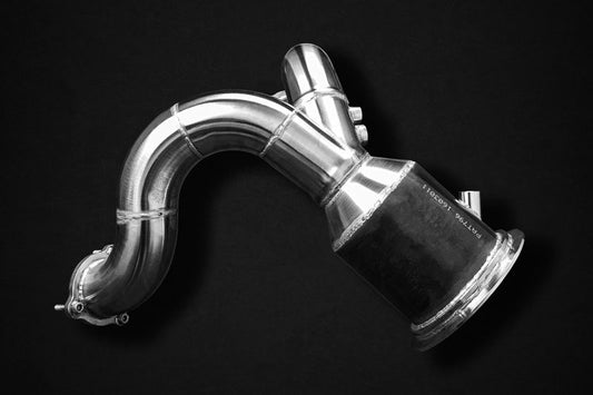 Capristo 100 Cell Sport Catted Downpipes for 9Y0 & 9Y3 Porsche Cayenne / E-Hybrid [02PO07703013]