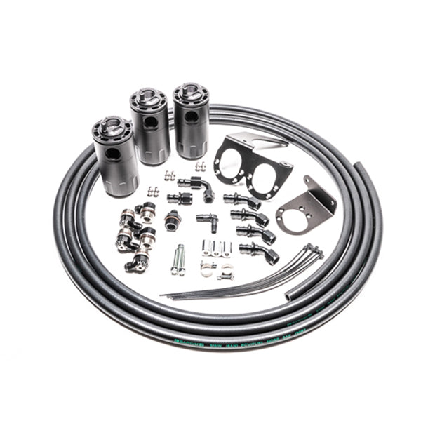 Radium Engineering Triple Catch Can Kit (Fluid Lock) - Nissan GT-R R35 09-22