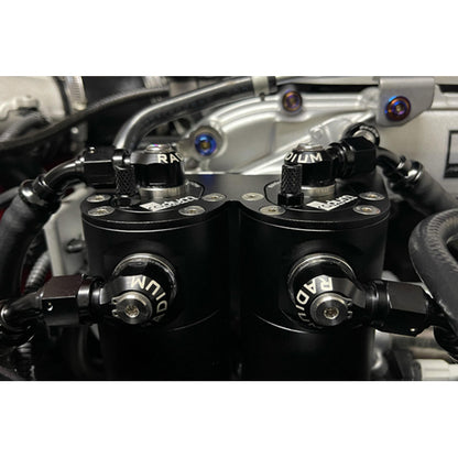 Radium Engineering Triple Catch Can Kit (Fluid Lock) - Nissan GT-R R35 09-22