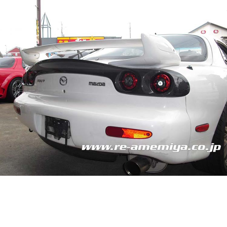 RE Amemiya Rear LED Tail Lamp Finisher (Carbon) for Mazda RX-7 (FD3S)
