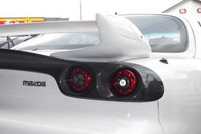 RE Amemiya Rear LED Tail Lamp Finisher (Carbon) for Mazda RX-7 (FD3S)