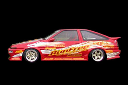 Run Free Alpha Style Type-II 3P Aero Set (FRP) for Toyota Trueno (AE86) 1983-1987