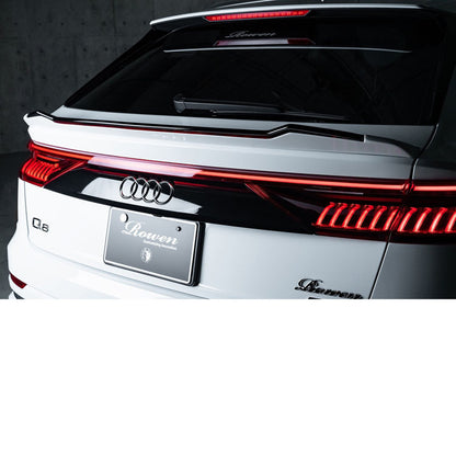 Rowen Rear Gate Spoiler (FRP) for Audi Q8 S-Line (55FTFSI) 2018+