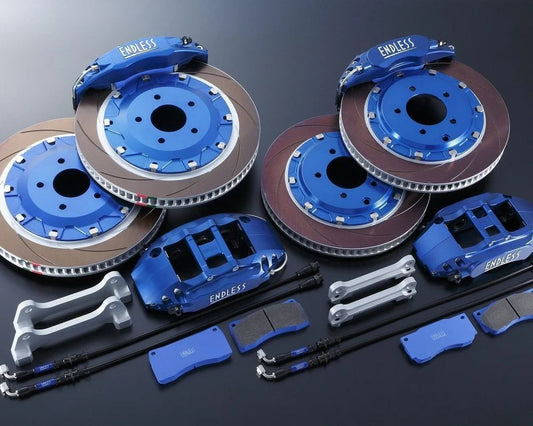 Endless Racing 6 / Racing 4 Front & Rear Big Brake Kit with 332mm Rotors for CT9A Mitsubishi Lancer Evo.VII/VIII/IX *Brembo Caliper model