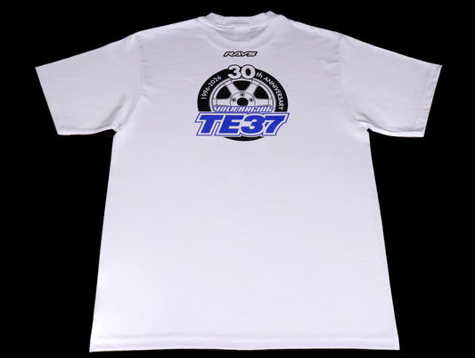 Volk Racing TE37 30th Anniversary Logo Shirt - White M,L,XL