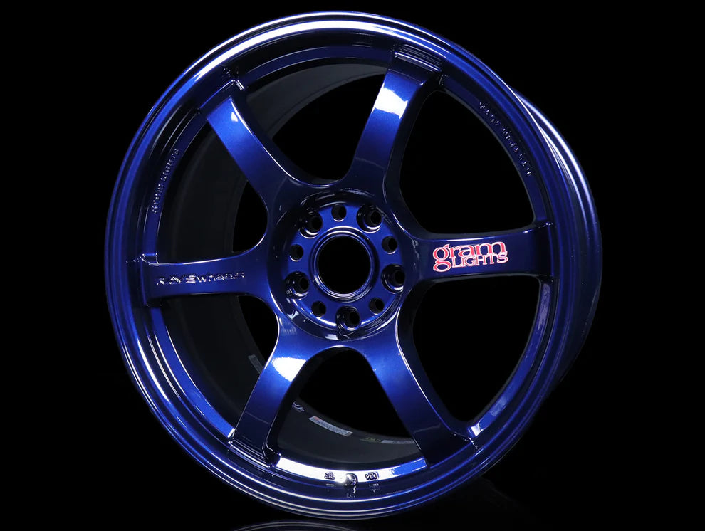Rays Gram Lights 57DR Wheels - Eternal Blue Pearl 18x9.5 / 5x114 / +22 (4)