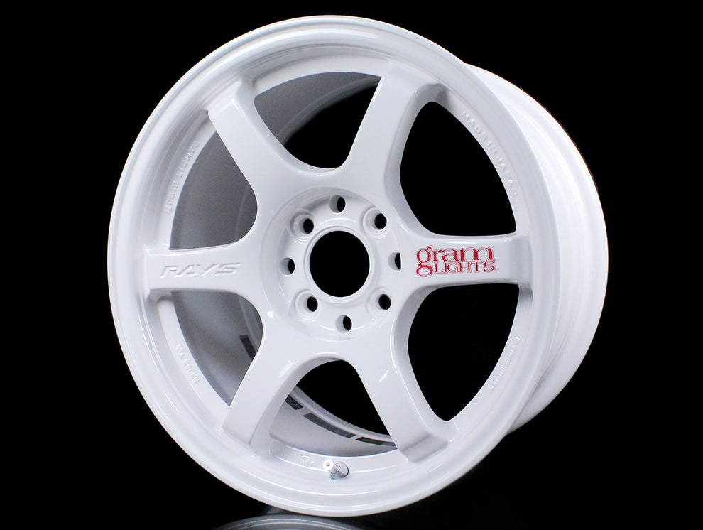 Rays Gram Lights 57DR Wheels - White 15x8 / 4x100 (4) Set