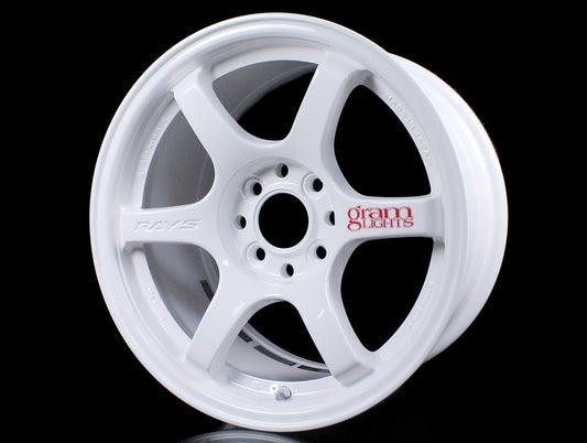 Rays Gram Lights 57DR Wheels - White 15x8 / 4x100 (4) Set