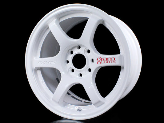 Rays Gram Lights 57DR Wheels - White 15x8 / 4x100 (4)