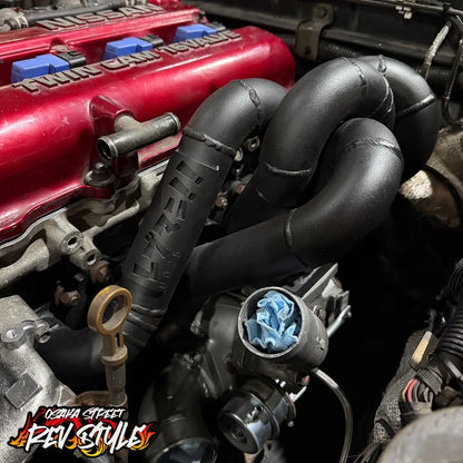 Rev Style Original Ryousei "Rev-Mani" SR20DET Low Mount Exhaust Manifold To suit Silvia S14/S15 SR20DET T28 Stock Position - Hand Crafted in Japan Designed for drivers who push their cars in high-load,