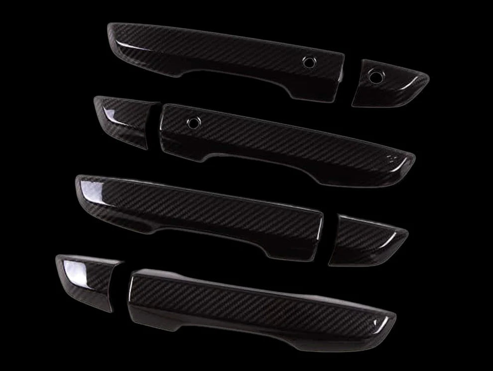 Revel GT Dry Carbon Door Handle Cover Set - 17-21 Civic