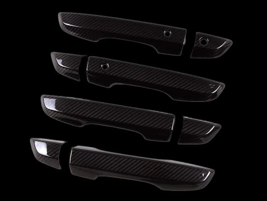 Revel GT Dry Carbon Door Handle Cover Set - 17-21 Civic