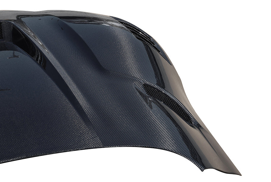 Sayber Designs SUPER7 Vented Carbon Fiber Hood (V2 - CFRP) - Toyota Supra (A90) 2020+