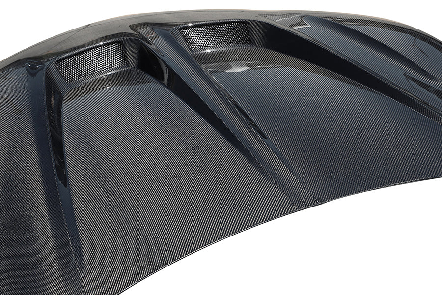 Sayber Designs SUPER7 Vented Carbon Fiber Hood (V2 - CFRP) - Toyota Supra (A90) 2020+