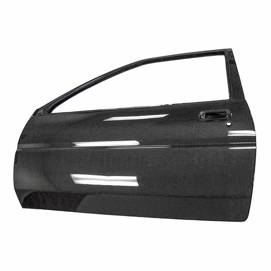 Seibon OE-Style Carbon Fiber Doors (Pair) - Toyota Corolla (AE86) 84-87 (2) Left & Right