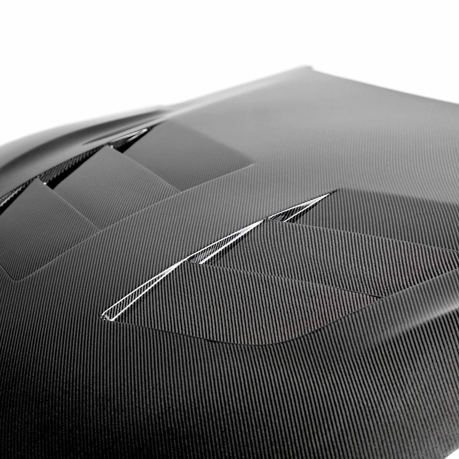 Seibon TSII Style Double Sided Carbon Fiber Hood - Toyota Supra A90 2020+