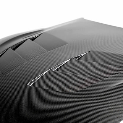 Seibon TSII Style Double Sided Carbon Fiber Hood - Toyota Supra A90 2020+
