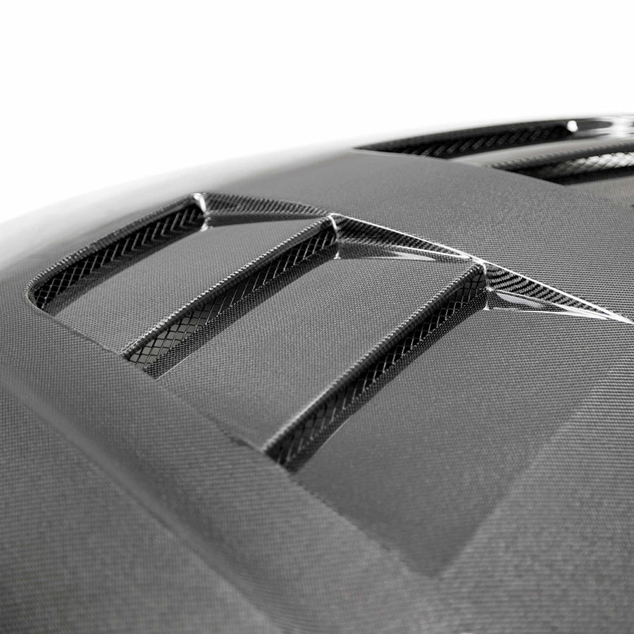 Seibon TSII Style Double Sided Carbon Fiber Hood - Toyota Supra A90 2020+