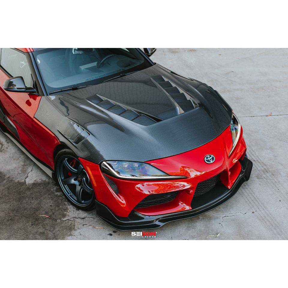 Seibon TV Style Carbon Fiber Hood - Toyota GR Supra A90 2020+