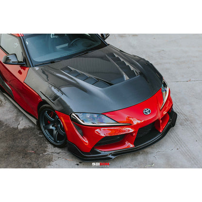 Seibon TV Style Carbon Fiber Hood - Toyota GR Supra A90 2020+