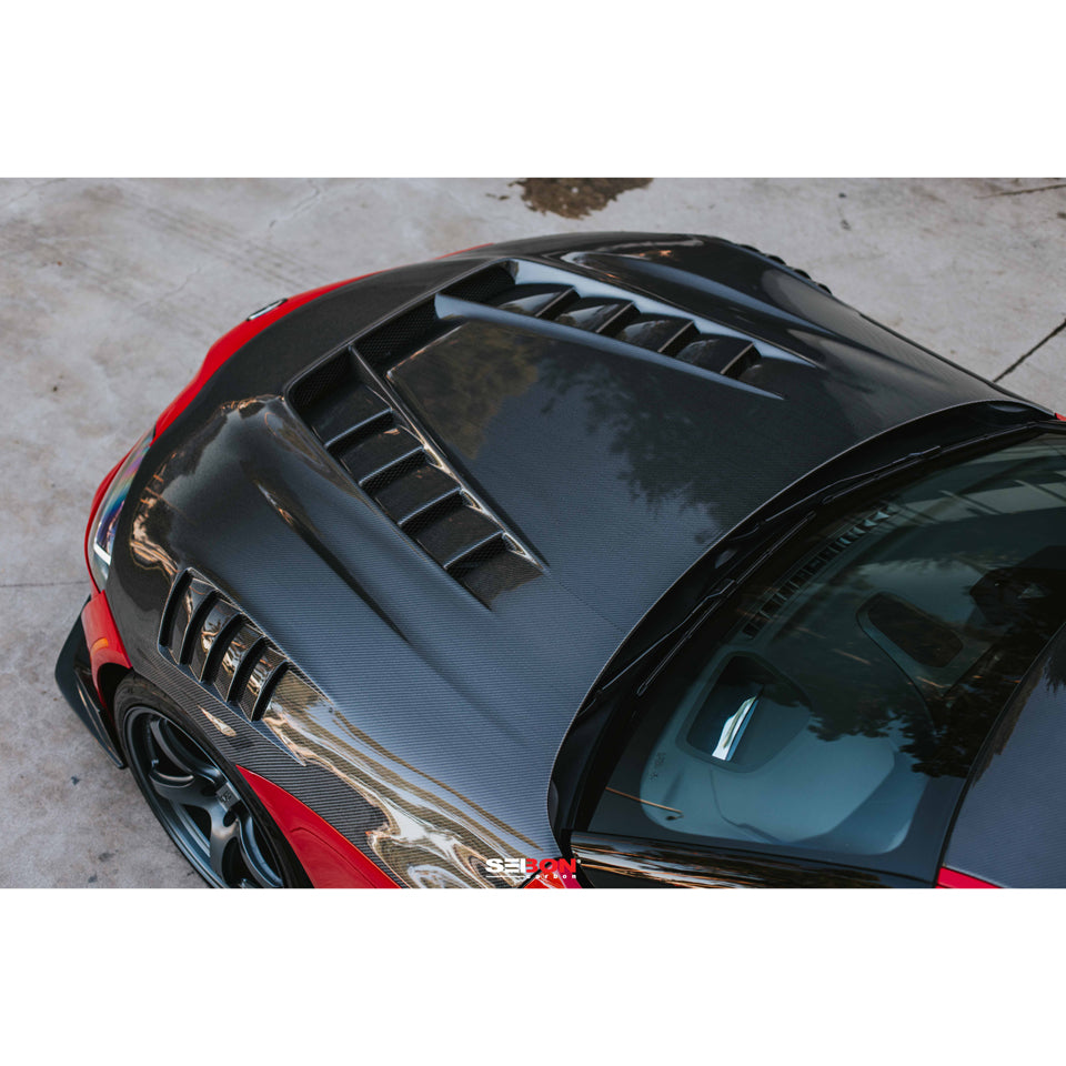Seibon TV Style Carbon Fiber Hood - Toyota GR Supra A90 2020+