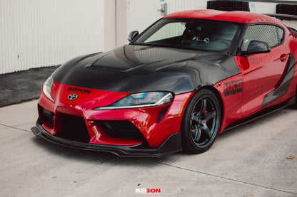 Seibon VS Style Double Sided Carbon Fiber Hood - Toyota Supra A90 2020+